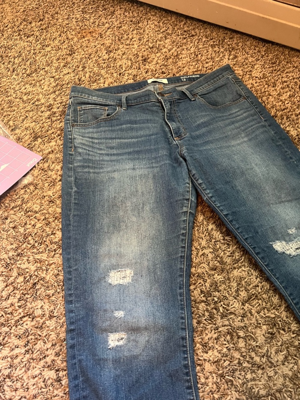 Sonoma Blue Girlfriend Jeans - Picture 2 of 5